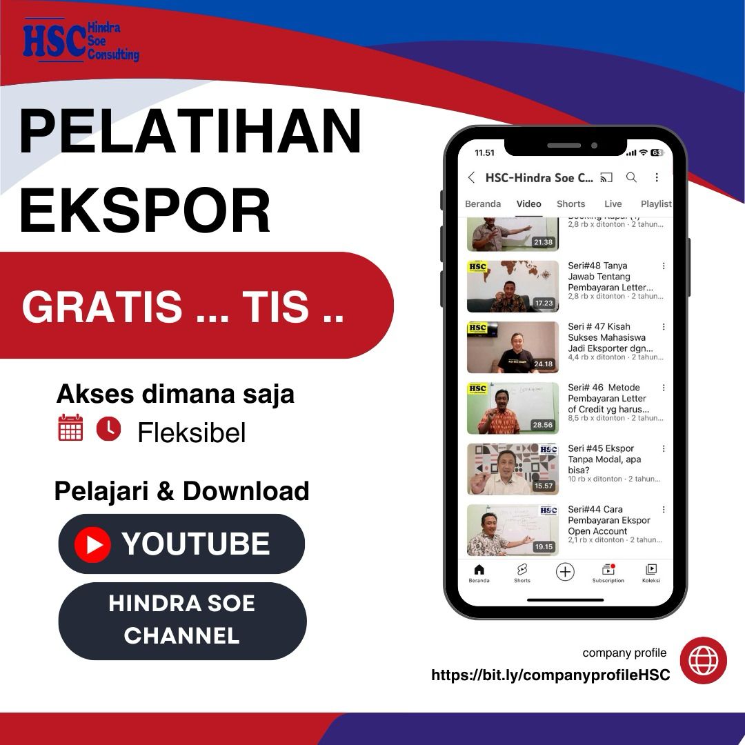 Belajar Eksporter GRATISS Via Youtube Channel